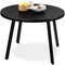 Best Choice Products 35.5in Mid-Century Modern Round Dining Table w/ Steel Legs, Adjustable Feet